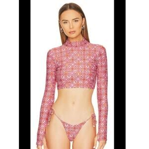 Lovers and Friends Which Way Rash Guard Size: S